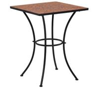 Table de bistro mosaïque Terre cuite 60 cm Céramique