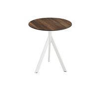 Table de Bistrot Infinity Tripod avec Piètement Blanc et Plateau HPL Ø 70 cm - Veba