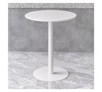 Table de bistrot ronde en métal pour salle à manger en extérieur et intérieur, parfait pour un canapé, un bar, un dessert ou une table de négociation - Meubles de patio élégants