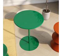 Table de bistrot ronde verte pour café, table d'appoint pour cuisine, pub, club, dimensions : 48 x 48 x 62 cm
