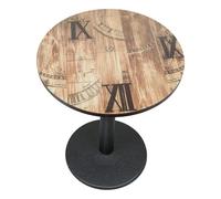 Table de Bistrot,Table de Bar, pour Intérieur Extérieur MDF Acier Inoxydable Haute,2 en 1 en Acier Mange Debout, Restaurant carré avec Pied Centra,70 * 70 * 72cm (A)