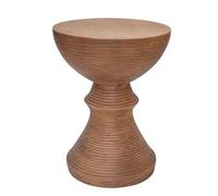 Table de Bout Table d'appoint Ronde en Imitation Bois rétro for la Maison, Le Salon, l'art, canapé, café, Les Loisirs, créativité Table d'appoint de Canapé