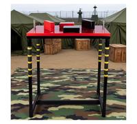 Table De Bras De Fer Professionnelle, Équipement De Compétition, Entraînement Avancé De La Force des Poignets avec Coudières(Red)
