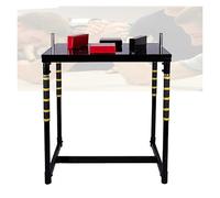 Table de Bras de Fer Robuste, Table de Bras de Fer Durable avec Cadre en Acier Amovible, Table de Bras de Fer multifonctionnelle for Usage Amateur et Professionnel(Noir)