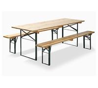 Table de brasseur 220x80x78cm (BxTxH) qualité brasserie, 30080