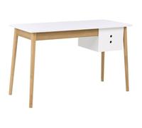 Table de bureau FENESTRA Marron clair/blanc 120 cm 50 cm
