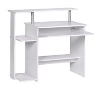 Table de bureau - FINEBUY - 94x90x48cm - Blanc - Extrait de clavier - Design contemporain