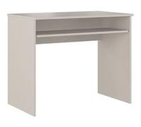 PEGANE Table de Bureau, Meuble de Bureau avec étagère Coloris Beige - Longueur 90 x Profondeur 54 x Hauteur 75 cm