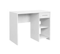 Table de bureau, meuble du bureau coloris blanc - longueur 90 x profondeur 52 cm - -
