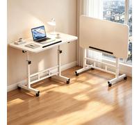 Table De Bureau Pliante Réglable en Hauteur,Tablee D'Appoint Bureau Mobile