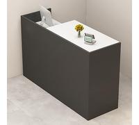 Table de caisse enregistreuse avec tiroir verrouillable - Comptoir de vente au détail et armoire de rangement pour magasins et bureaux - Meuble polyvalent