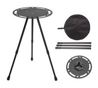 Table de camp - petite table de camping, conception triangulaire de conception de jambe en aluminium table de pique-nique autour | Tables de camping léger portables pour patio, randonnée, plages, café