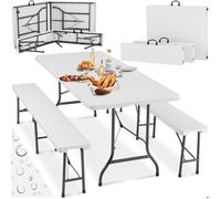 TECTAKE Ensemble de table de camping pliable