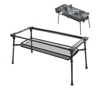 Table de Camping,détachable réglable antidérapante Creuse - Table Pliante Portable pour l'extérieur - pour intérieur extérieur pêche Maison Jardin terrasse Balcon Plage Voyage en Voiture
