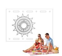 Table de Camping - d'unité de Camping, Acrylique pour Grille de Camp pour Barbecue en Plein air