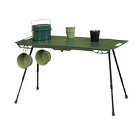 Table de camping | En d'aluminium portable avec hauteur réglable | Tables pour la cuisine extérieure et le camping | Pour extérieur, intérieur, arrière-cour, jardin, terrasse, pique-nique