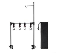 Table de camping légère avec supports personnalisables pour lanternes et lumières