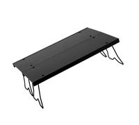 Table de camping légère en alliage d'aluminium - Convient pour les voyages au bord du lac - Installation instantanée - Aluminium extérieur