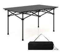 Table de Camping Pique-Nique Pliante en Aluminium COSTWAY, Surface 95 x 55CM, Sac de Transport, Table de Jardin Pliable Charge 60KG