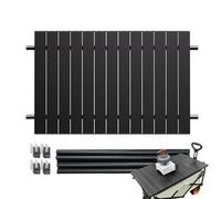 Table de camping, plateau de chariot de jardin, table de camping pliable, outil lourd, 29,5 x 21,6 pouces, outil de randonnée, fournitures de pique-nique en plein air pour p