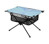 Table de camping pliable Blue Ray compacte extensible avec sac de rangement pour poissons, barbecue, camping