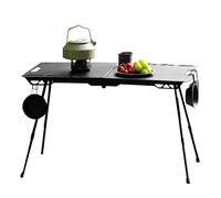Table De Camping Pliable | Bureau Portable En D'Aluminium - Tables De Camping Pliantes Légères | Pour Pique-nique Voyage Randonnée BBQ Plage Road Trip Intérieur Jardin Arrière-cour Patio Cuisine
