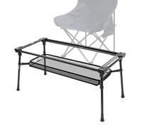 Table de Camping Pliable - détachable réglable antidérapante Creuse - Table Pliante Portable pour l'extérieur - pour intérieur extérieur pêche Maison Jardin terrasse Balcon Plage Voyage en Voiture