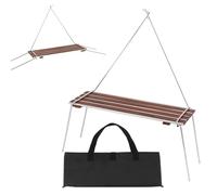 Table de camping pliable, extensible et compacte, petite table d'appoint pour camping, pique-nique pliable pour extérieur, ultralégère, pour randonnée, cuisine, camping