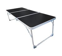 Table de Camping Pliable - Grand Bureau d'extérieur en d'aluminium - Table Portable avec poignées, rectangulaire, Pliable, Robuste, pour Manger, Voyage, arrière-Cour, Parc