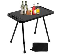 Table de camping pliable, table intérieure et extérieure, table pliante extérieure, table d'appoint pour camping, table rétractable pour cuisiner en plein air, pique-nique, bateau, voyage, jardin