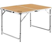 table de camping pliante 6 places - Légère et compacte | Facile à transporter et à ranger | 120 x 60 x 70 cm | Gris anthracite | TRENDYFLAIR