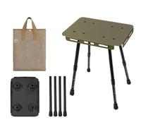 Table de camping pliante, antidérapante, réglable en hauteur, bureau robuste, table pliante pour petits espaces, appartement, dortoir, séjour, salle de onférences, cuisine, maison