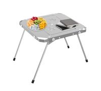 Table De Camping Pliante | Ustensile De Cuisine Léger Portable en D'aluminium,Table De Camping Latérale,pour Réunion Amis Jardin Sport Maison Patio Pique-Nique Cour en Plein Air