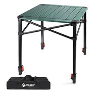 Table De Camping Pliante Villey, Table De Pique-Nique Pliable En Aluminium, Table Exterieure Portable Avec Sac De Rangement, Table Pliante A Hauteur Reglable Pour Randonnee Cuisine Plage, Moyenne