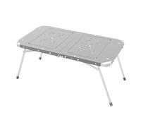 Table de camping portable - Équipement de pique-nique léger et portable en aluminium | Table d'appoint de camping - pour réunion de famille, jardin, sport, maison, terrasse, pique-nique, pêche