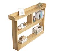 Table de canapé à 3 niveaux avec rangement et garde-corps pour couloir, chambre à coucher, salon - Table console étroite pour petits espaces