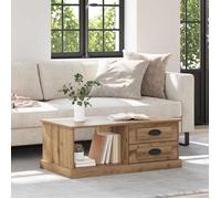 Table de Canapé Magnifique - Marron Table basse - Pour Salon chambre - Chêne artisanal 90x50x35cm - bois d'ingénierie CL8598376