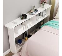 Table de canapé rétro en bois avec console étroite à 3 couches pour petits espaces, table d'entrée blanche pour les petits espaces, 39,3 x 3,9/100 x 10 cm