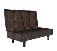 Table de Canapé SWEETY Brun Table basse de Salon - contreplaqué style vintage 120x55x35cm CL12501395023