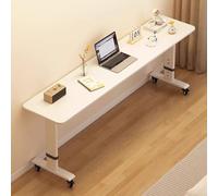 Table de Chariot Roulant à Hauteur réglable 68-103cm, Bureau d'ordinateur Ergonomique avec Roues, Station de Travail Portable sur lit pour Le Bureau à Domicile Petits espaces