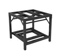 Table de Chauffage Kotatsus Table de Feu Pliable en Acier avec Chauffage, Housse en Tissu Rembourrée et Housse en Cuir Plateau de Table en Panneaux de Densité pour Salon, Chambre(86x86x70cm)