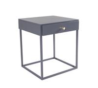 Table de Chevet 1 Tiroir "Bakal" 50cm Gris