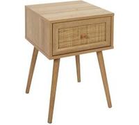 Table de chevet 1 tiroir cannage Bali Beige G