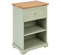 Atmosphera Table de chevet Mohéa 1 tiroir Vert céladon H67 cm