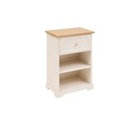 Atmosphera - Table de Chevet mohea Ivoire 1 tiroir