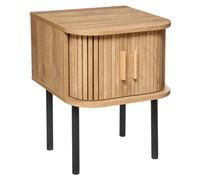 Table de Chevet 2 Portes "Colva" 53cm Beige
