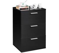 Table de Chevet 3 Tiroirs Commode Table de Nuit Chambre Table d'appoint Salon