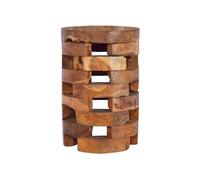 vidaXL Table de chevet 30 x 30 x 45 cm en bois de teck massif