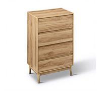 Table de chevet 4 tiroirs Abana