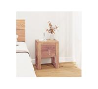 Table de chevet 40 x 30 x 50 cm Bois de teck solide